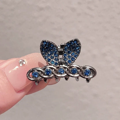 Mini small bow rhinestone hair clip, new exquisite bangs side clip, top small grab clip, crushed hair clip