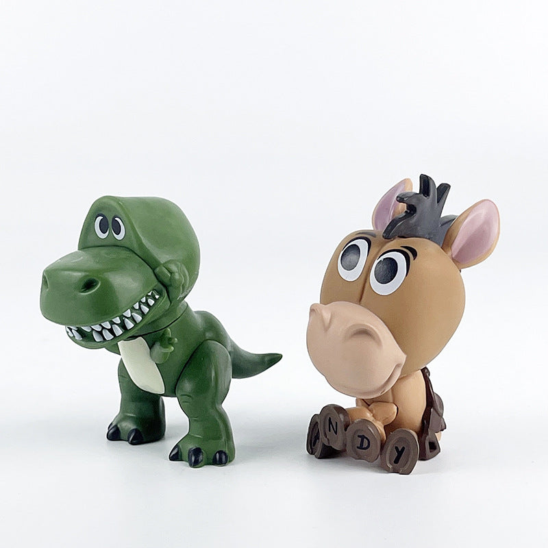 Toy Story figure Hubdy Bass Lightyear Three-Eyed Shepherd Girl anime figure cake decoration ornaments