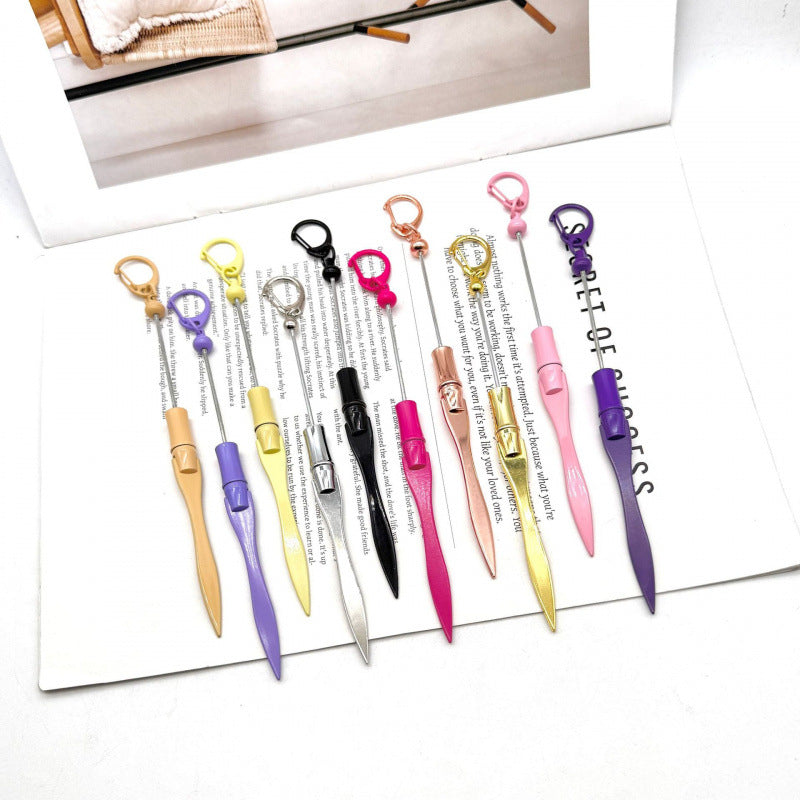 Creative new letter opening knife DIY beaded letter cutting paper multifunctional metal outdoor portable express paper cutting cutter
