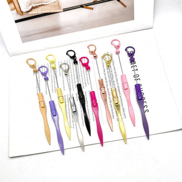 Creative new letter opening knife DIY beaded letter cutting paper multifunctional metal outdoor portable express paper cutting cutter