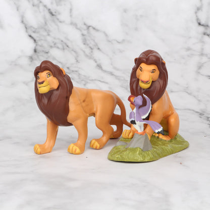 9 Lion King Simba Figure Anime Peripherals Ding Man Peng Peng Model Doll Car Decoration Ornament Toys