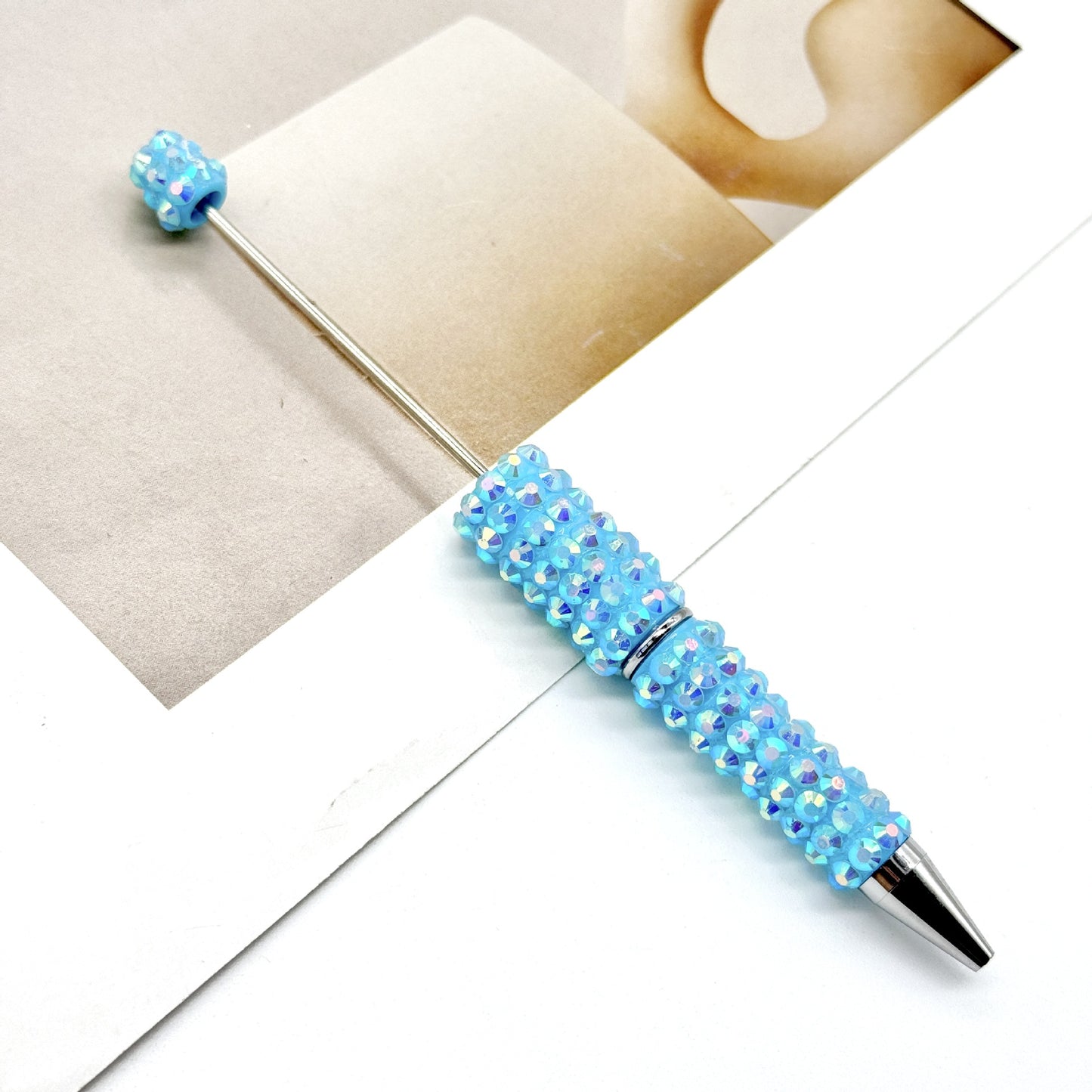 creative DIY diamond-encrusted ballpoint pen broken diamond full diamond ballpoint pen color cute cartoon heavy industry cute pen