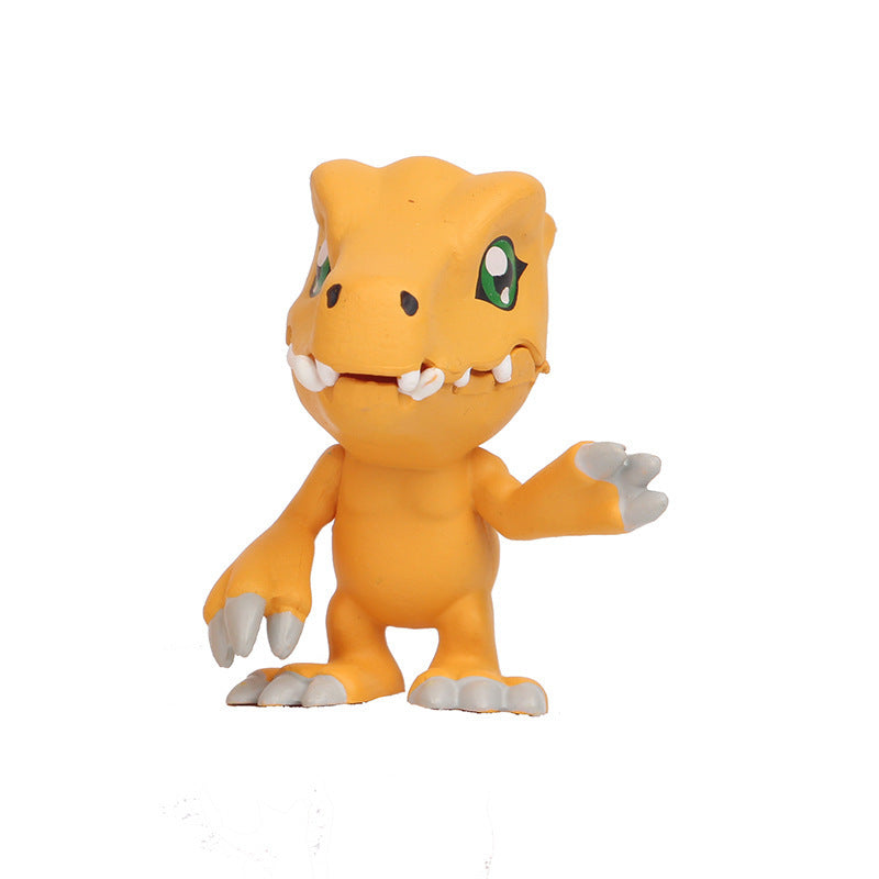 9 digital baby digital monster toy model grab machine capsule doll key chain cake decoration ornaments