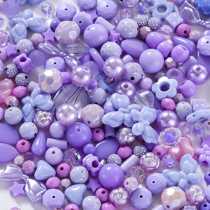 DIY Acrylic Mixed Beads 20g - Mobile Phone Chain Children's Jewelry Hair Accessories