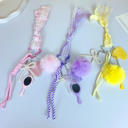 creative DIY dressing keychain miu series bag pendant couple car school bag keychain charm accessories wholesale