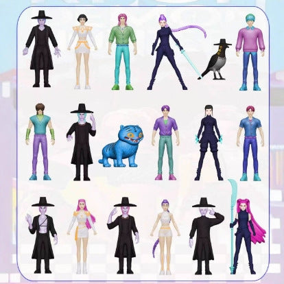 Cross-border new product Q version of the demon hunter acrylic stand K-Pop animation peripheral desktop humanoid stand ornament