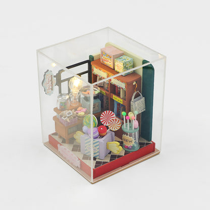 Hongda DIY Cottage Dream Bedroom Wooden Handmade Building Assembly Mini Cottage Creative Toys Gift Ornaments