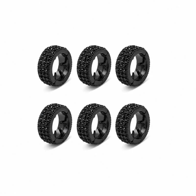 Yu Shuxin Screaming Night matching hair buckle, 2026 new metal braided hair clip, round hair ring, bangs hair clip, headwear