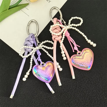 DIY Hand Woven Carabiner Bag Pendant Keychain