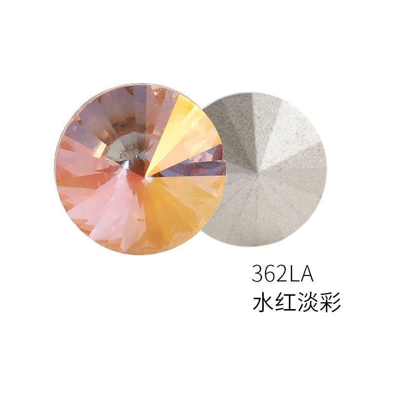 Xichuan New Light Color LA Series Satellite Pointed Bottom Glass Rhinestones, Clothing Accessories, DIY Jewelry Diamond Attachment Materials