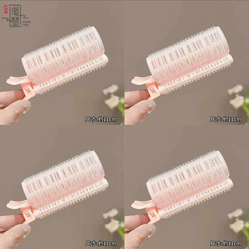 Lazy air bangs, curling tubes, female high skull top styling artifacts, forehead hair roots, fluffy clips, curling pins, headdresses