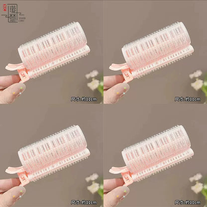 Lazy air bangs, curling tubes, female high skull top styling artifacts, forehead hair roots, fluffy clips, curling pins, headdresses