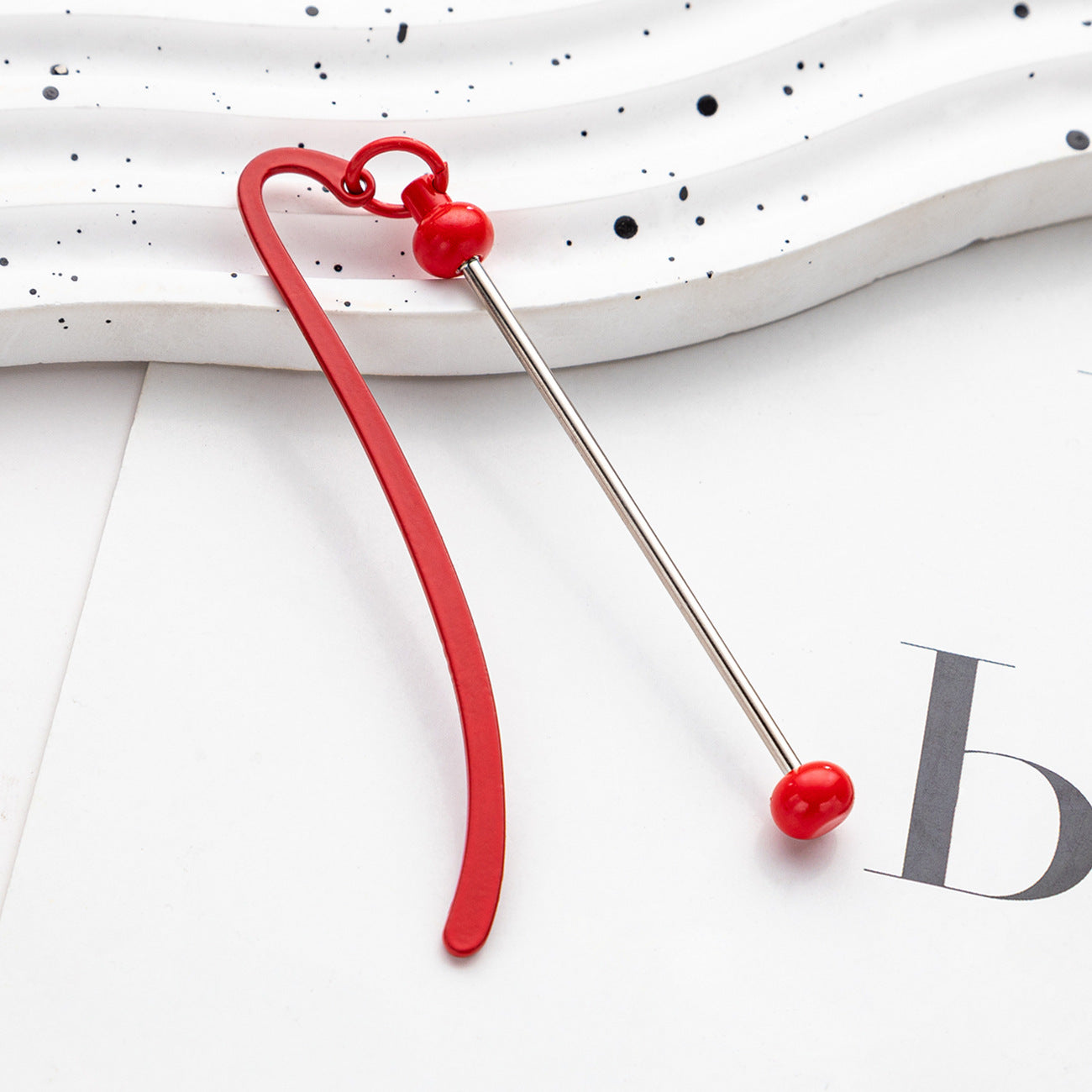Metal Bookmark - Wholesale Student Graduation Anniversary Gift Creative DIY Beaded Bookmark