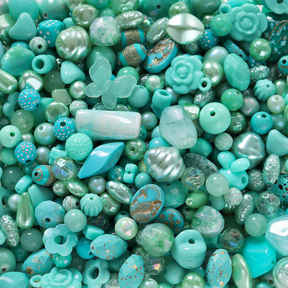 DIY Acrylic Mixed Beads 20g - Mobile Phone Chain Children's Jewelry Hair Accessories