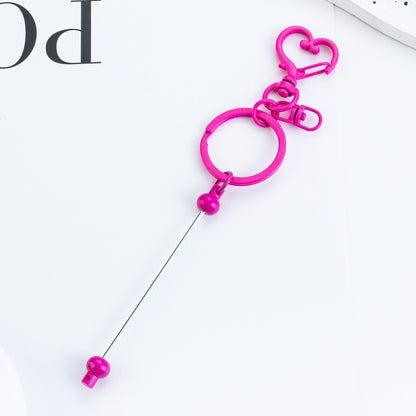 DIY beaded love keychain pendant event small gift key chain creative luggage pendant keychain