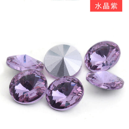 Rivoli Pointed Bottom Diamond Rhinestones - Crystal Phone Case Shoe Jewelry Luggage Clothing Accessories