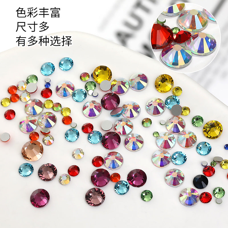 Flat Back Non-Hotfix Rhinestones - Glass Diamond 1440pcs Mobile Phone Case Accessories