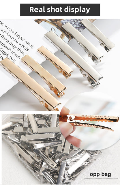 Thickened Duck Beak Hair Clips - Butterfly Clips Student Party DIY Headdress Accessories