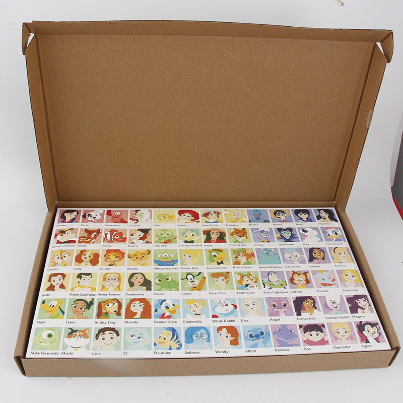 48 princess figures collection Q version of cute mini princess monster Stitch super cute gacha ornaments