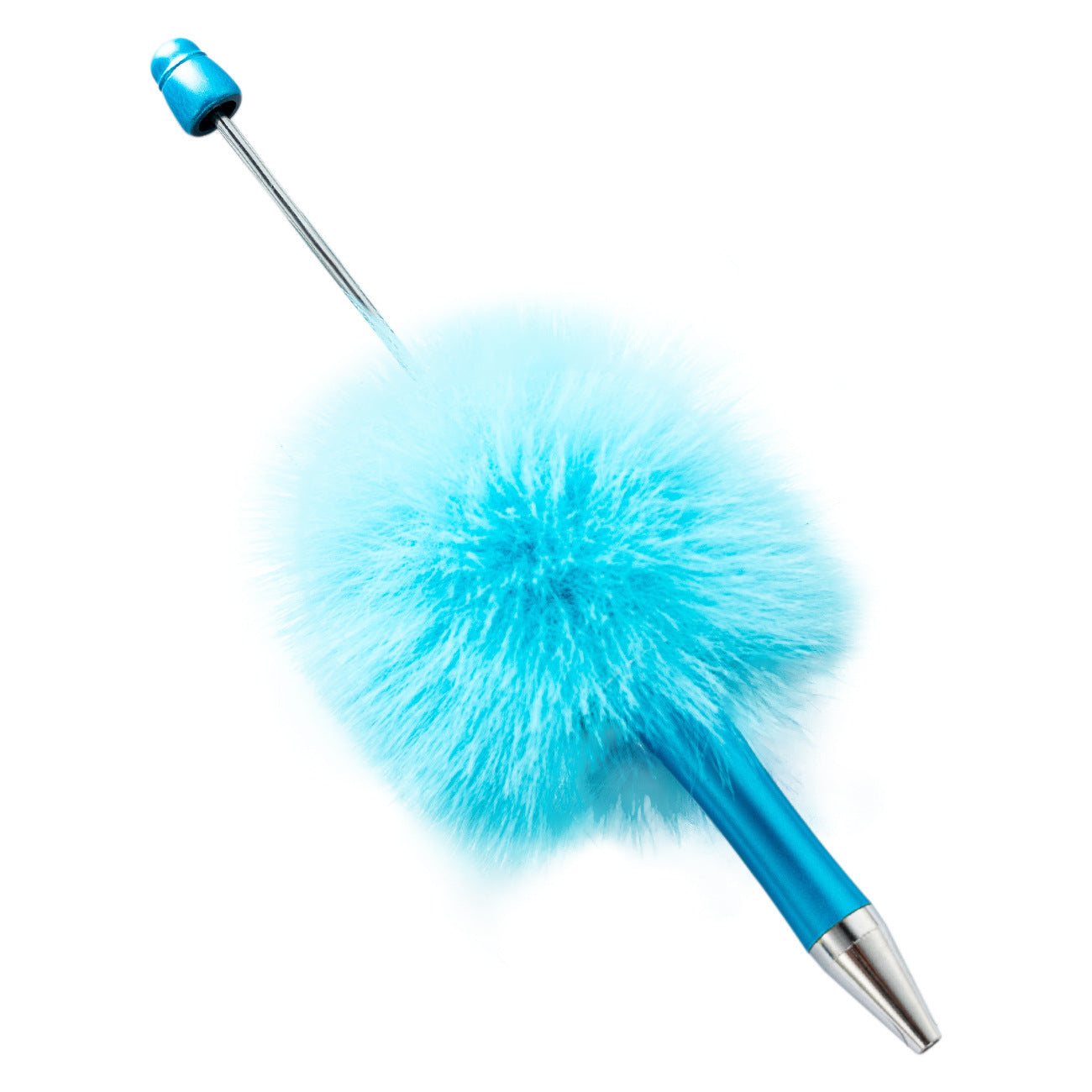 DIY Plastic Ballpoint Pen - Creative Handmade Plush Cartoon Hairball Pen Wholesale