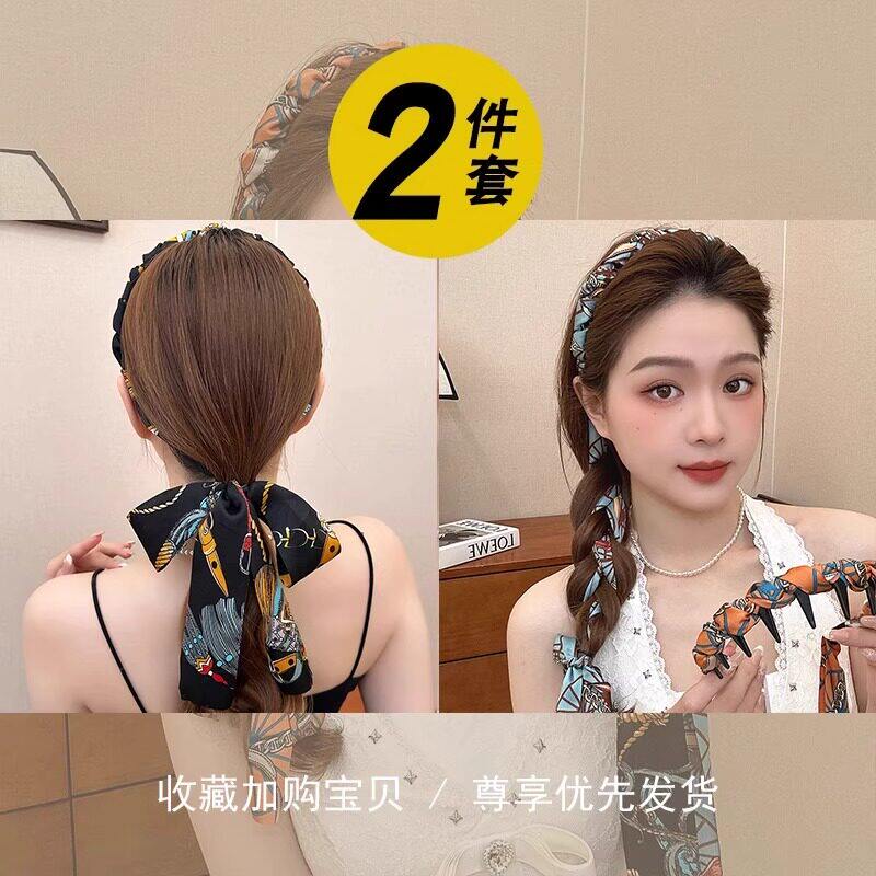 2026 New Ribbon Headband Braided Headband for Women, High-End Everyday Wear, Hair Binding Headband and Hair Clip Headwear