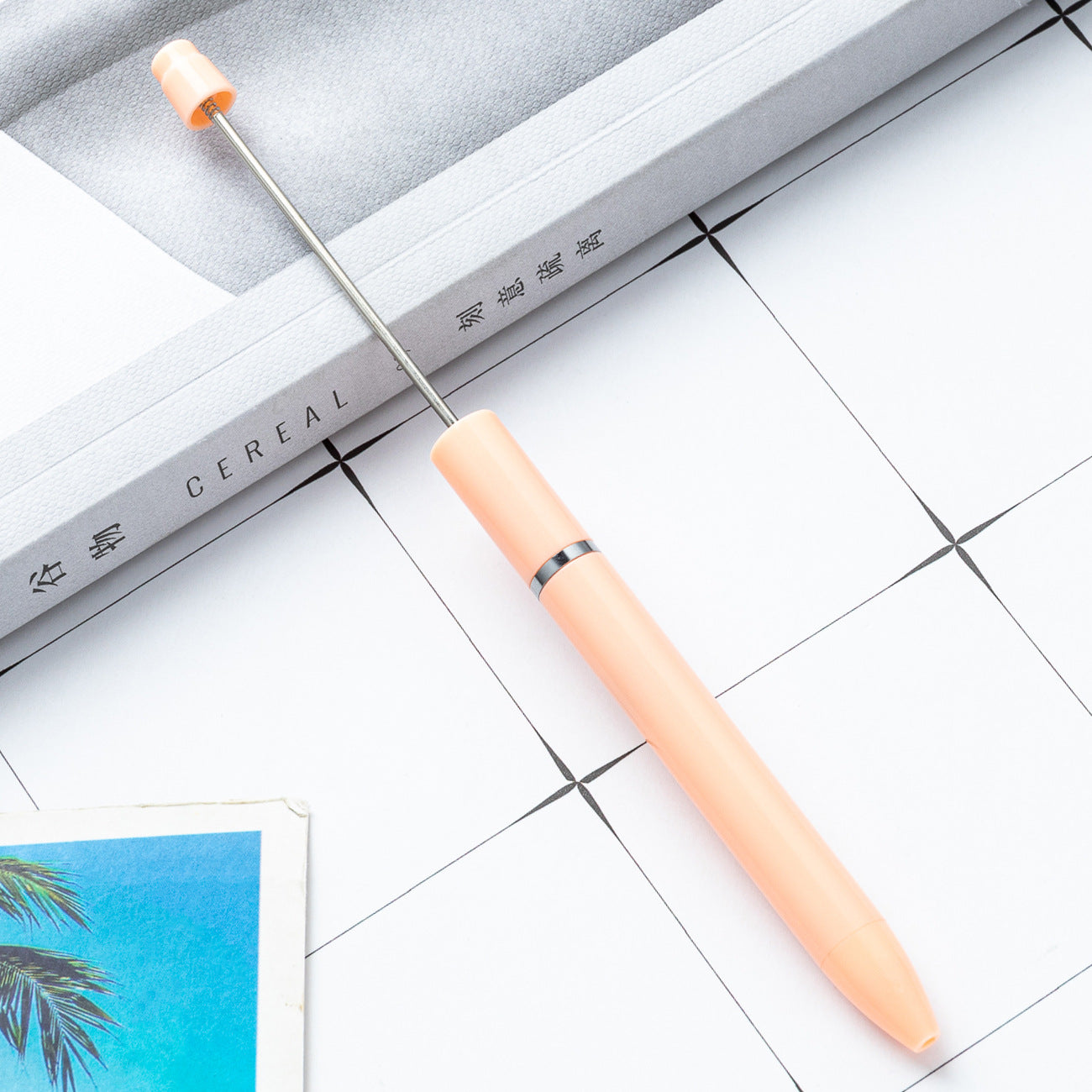 DIY Plastic Ballpoint Pen - Handmade Beaded Printable Personalized Pen Wholesale