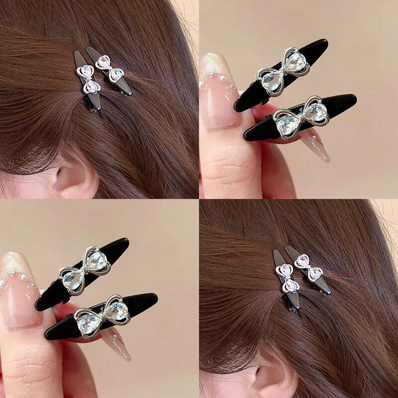 High-end light luxury pearl hair clips, edge clips, delicate side bang clips, women's mini small front-size hair clips, hair clips