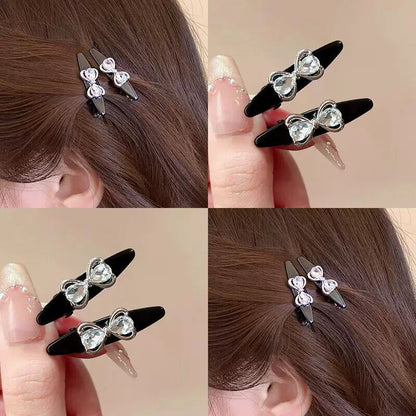 French vintage pearl hair clip, mini duckbill clip, side bangs broken hair clip, delicate side clip, hair clip, new headwear
