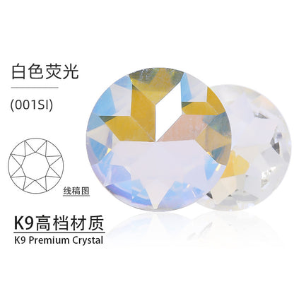 Cross-border K9 gemstone flower crystal glass special-shaped rhinestone headband, phone case crystal accessories, nail art diamond gemstone flower diamond beads