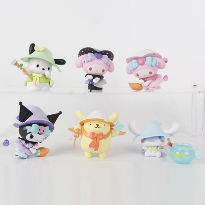Sanrio Magic Story Blind Box Kulomi Melody Handicraft Doll Desktop Ornaments Girls' Day Gifts