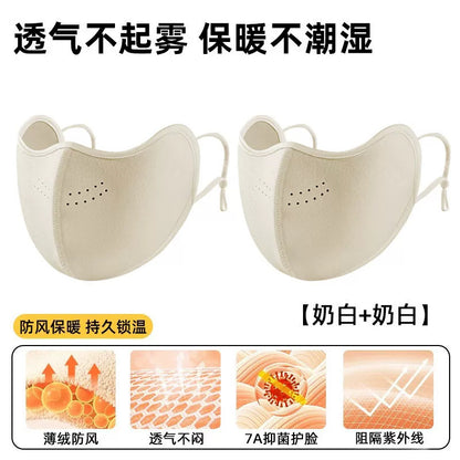 Warm mask, windproof and cold-resistant, 2026 new women's high aesthetic value autumn/winter warm mask, multi-purpose Northeast anti-freeze face