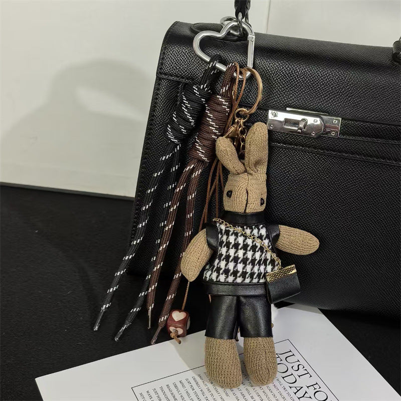 Bags Pants Pendants - Explosive  Houndstooth Scarfs Rabbit Dolls Clothing Plush Toys