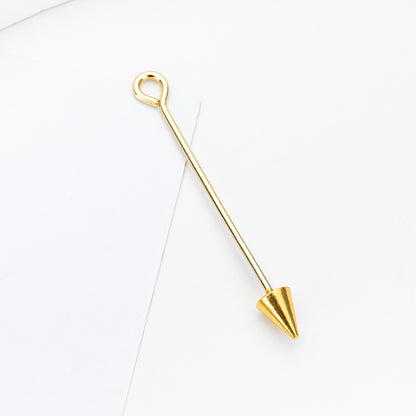 DIY beading poles can hang necklaces, pendants, earrings, jewelry, multicolor metal conical beading poles, spot wholesale