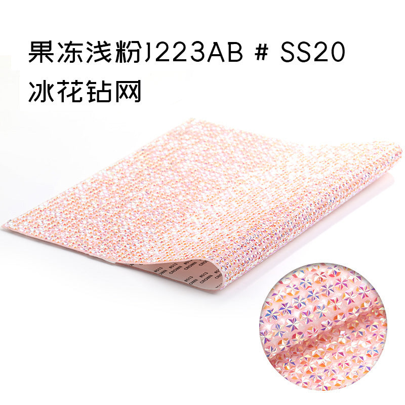 24*40 resin glue mesh, peel-off and instant sticking, DIY crafts, sequin glue, jewelry, accessories, hot melt glue, diamond glue mesh
