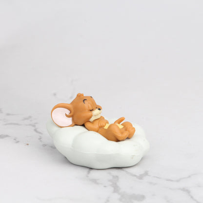 Spot cat and mouse sleeping cat set of 5 cat tom ornaments pendant keychain accessories doll DIY