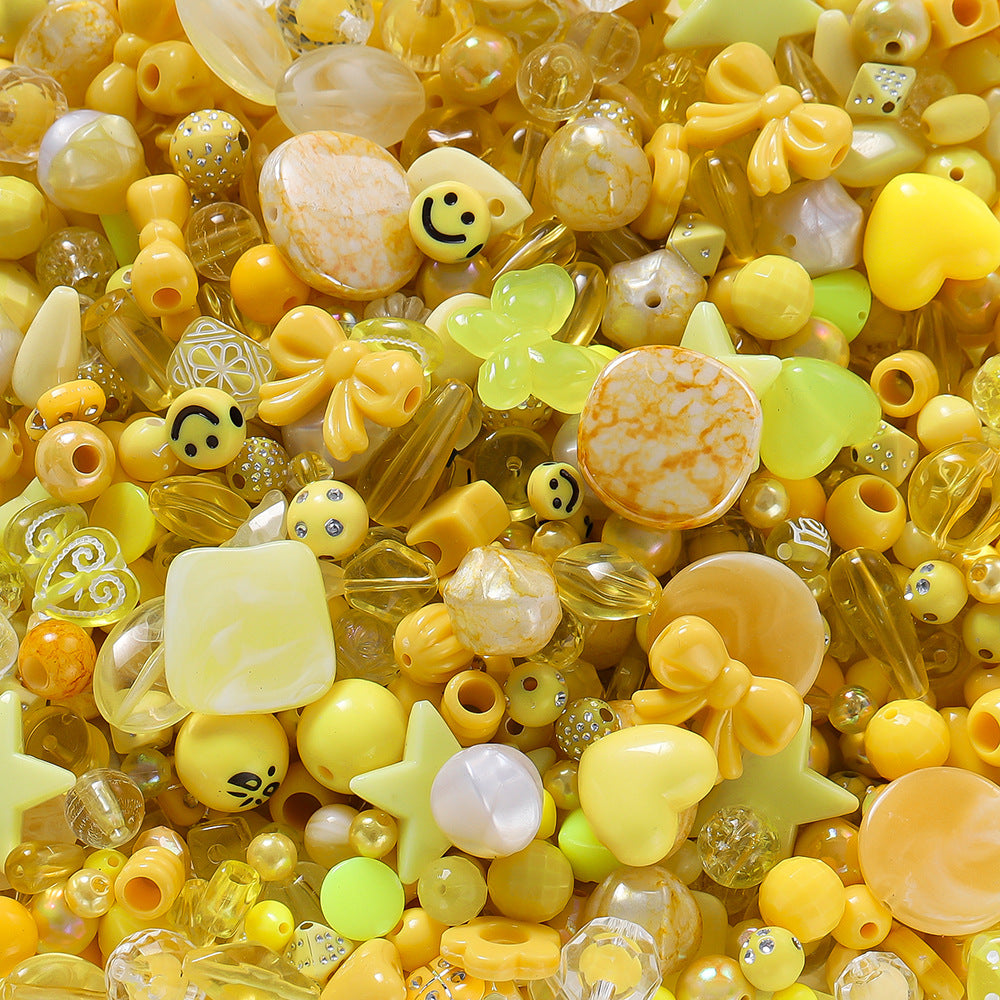 DIY Acrylic Mixed Beads 20g - Mobile Phone Chain Children's Jewelry Hair Accessories