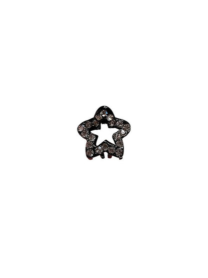 Mini mini claw clip, exquisite rhinestone hair clip, five-pointed star bang clip, premium side-style loose hair clip, new headwear