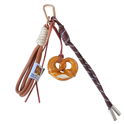 Creative miu system simulated alkaline water bread bracelet keychain pendant couple bag keychain small pendant wholesale