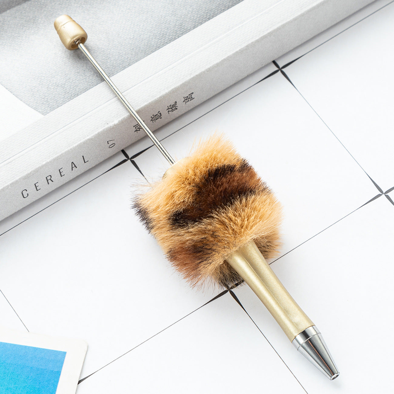 DIY Plastic Ballpoint Pen - Creative Handmade Plush Cartoon Hairball Pen Wholesale