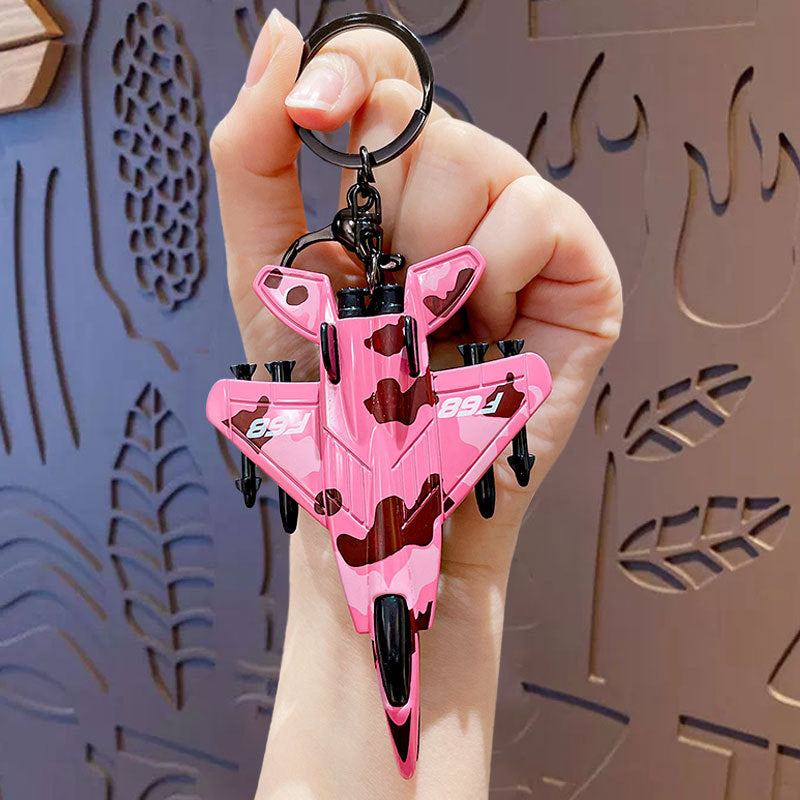 Creative Cool Motorcycle Keychain Pendant Mini Kids Pullback Toy Car School Bag Keychain Small Gift Wholesale