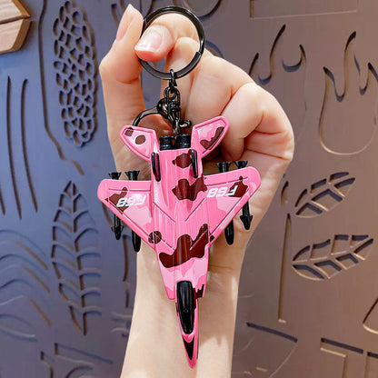 Creative Cool Motorcycle Keychain Pendant Mini Kids Pullback Toy Car School Bag Keychain Small Gift Wholesale