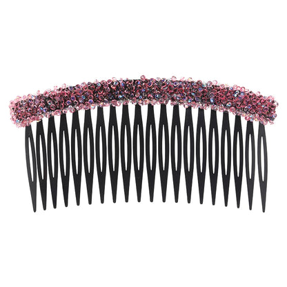 2026 New Sparkling Rhinestone Hair Comb, Loose Hair Organizer, Bangs Hair Clip, Frontal Side Hair Clip, Back-of-Head Comb