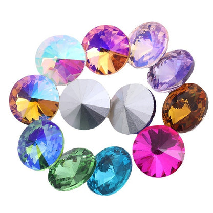 Rivoli Pointed Bottom Diamond Rhinestones - Crystal Phone Case Shoe Jewelry Luggage Clothing Accessories