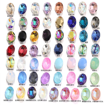 Direct supply of oval, pointed-bottom, special-shaped diamonds, phone cases, diamonds, shoes, bags, clothing, accessories, pointed sole oval diamonds