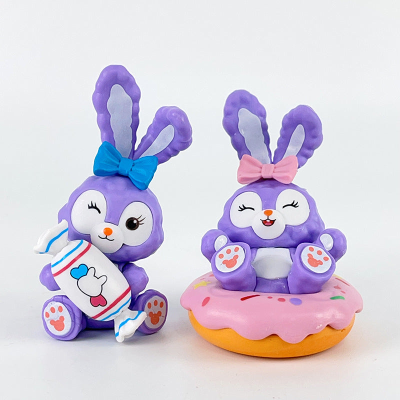 New hot-selling Star Dew series Lulu's tea party 6 birthday gift cake trendy ornaments wholesale