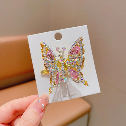 Flower hairpin female hottie photo headgear retro super fairy atmosphere blue beautiful new Chinese side clip hair accessories