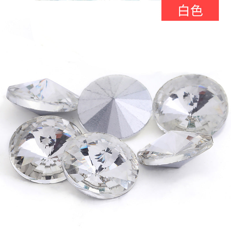 Rivoli Pointed Bottom Diamond Rhinestones - Crystal Phone Case Shoe Jewelry Luggage Clothing Accessories