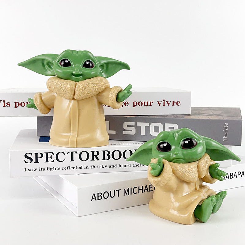 Yoda The Mandalorian, Star Wars Baby Yoda Baby BabyYoda Doll Car Cake Ornament