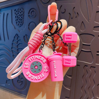 Creative Mini Gym Equipment Collection - Bag Hanging Accessories Premium Keychains Small Gift Pendants