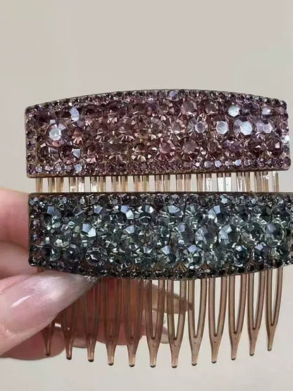 Elegant Diamond Inverted Comb for Women, High-End Rhinestone Hair Comb, Loose Hair Organizer, 2026 New Hair Accessory Hairpin